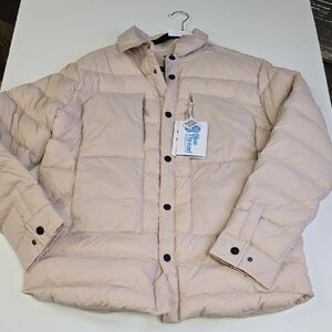 Obermeyer Beige Jacket with Black Accents